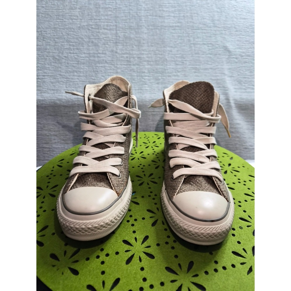 Converse Chuck Taylor All Star Unisex US M4/W6 Shoes Tweed Brown White Sneakers - Picture 2 of 8
